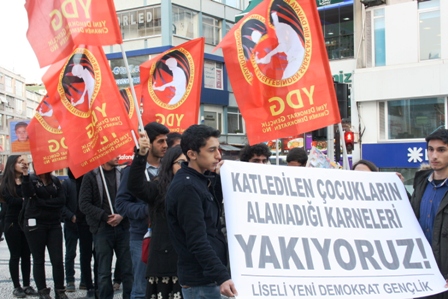 kadıköy YDG karne yakma