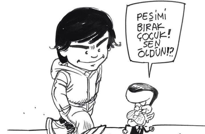 pesimi birak cocuk sen oldun