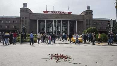 ankara katliamı için anma