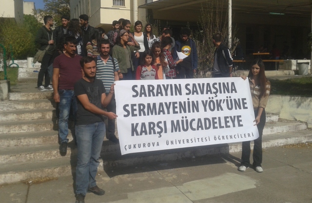 Çukurova üni yük protesto