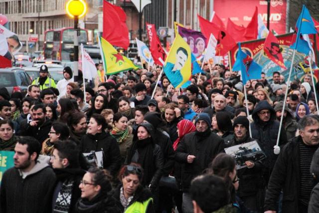 londrada cizre protestosu