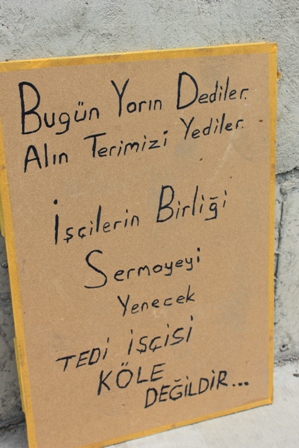 Tedi çay molası eylemi