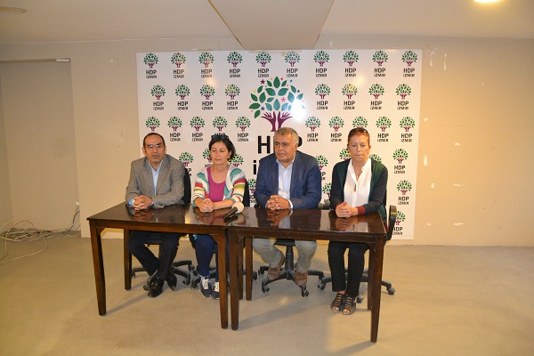 HDP İzmir basın toplantısı