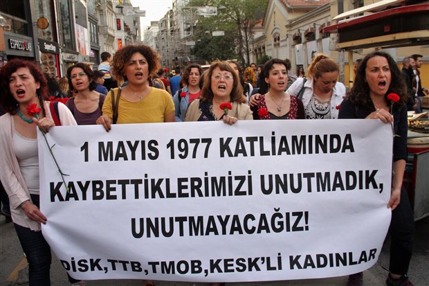 1 mayis 77 de katledilen kadin emekciler anildi 279963 1