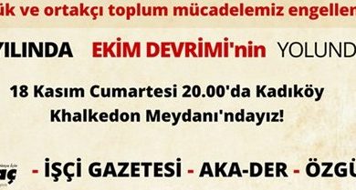 ekim devrimi etkinligi sakincali ilan edilerek yasaklandi 386705 5