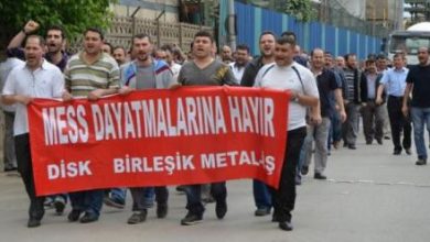 Metal işçileri MESS dayatmalarına karşı eylemde